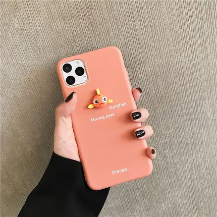Goldfish GlamPhoneCase милый маленький зверь чехол для телефона iPhone11Pro/Max X XS Max XR Мягкий силиконовый чехол для iPhone11 7 8 6 6s Plus - Цвет: Goldfish