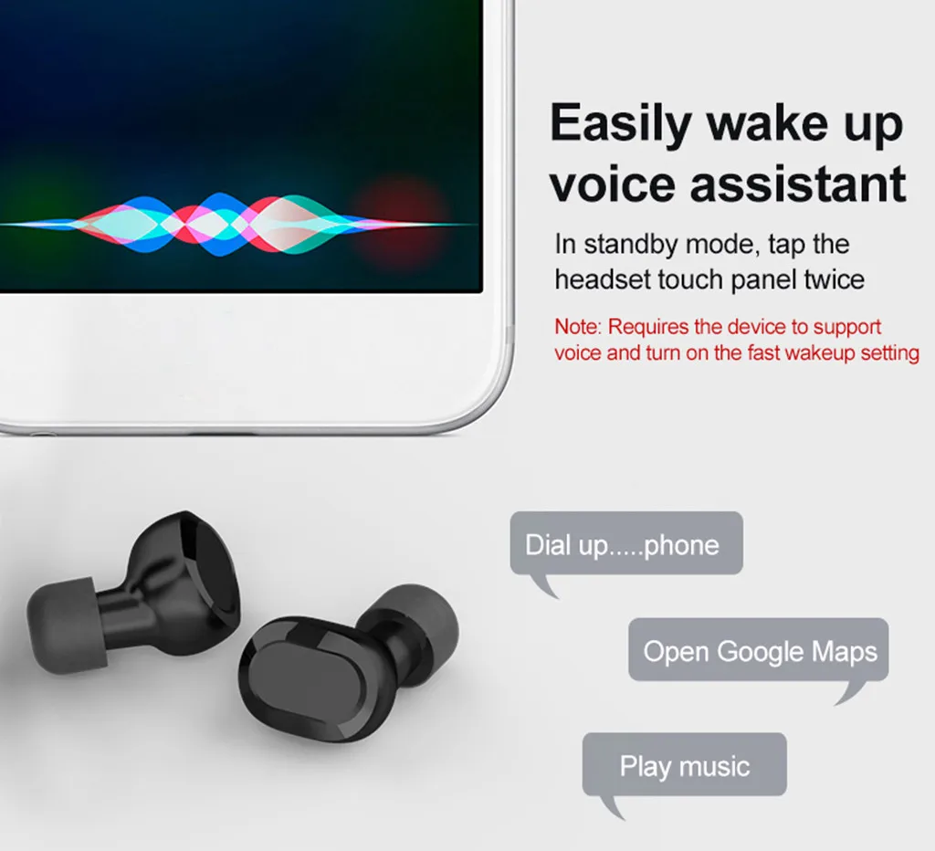 Ouhaobin Bluetooth 5,0 беспроводная гарнитура Hi-Fi стерео звук качество наушники с микрофоном для iOS и Android 1115#2
