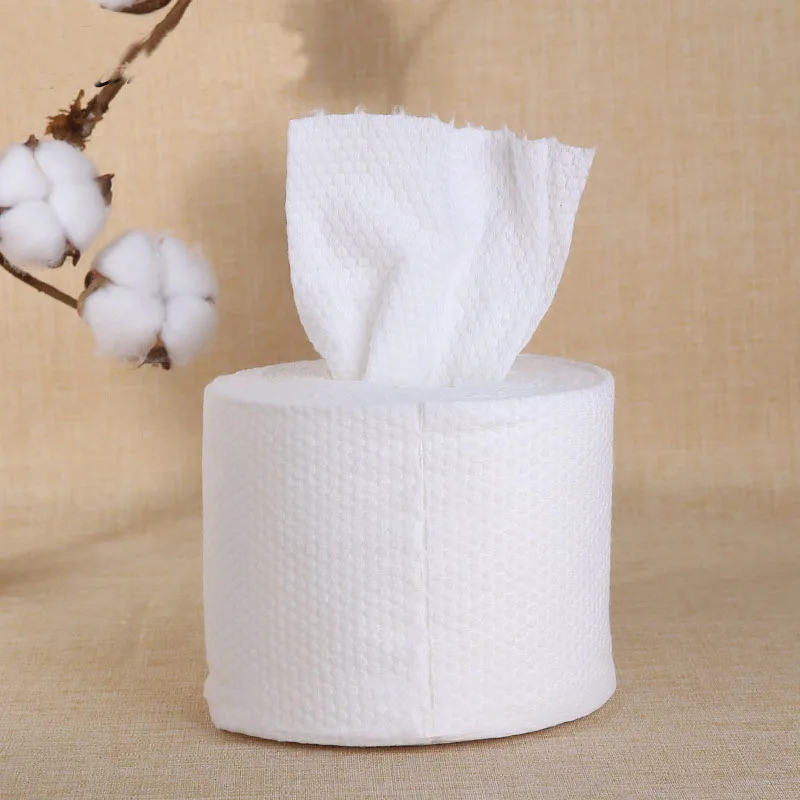 1 PCS Disposable Face Wash Towel Thickened Pearl Pattern Cleansing Towel Skin Friendly Soft Beauty Cleaning Tool