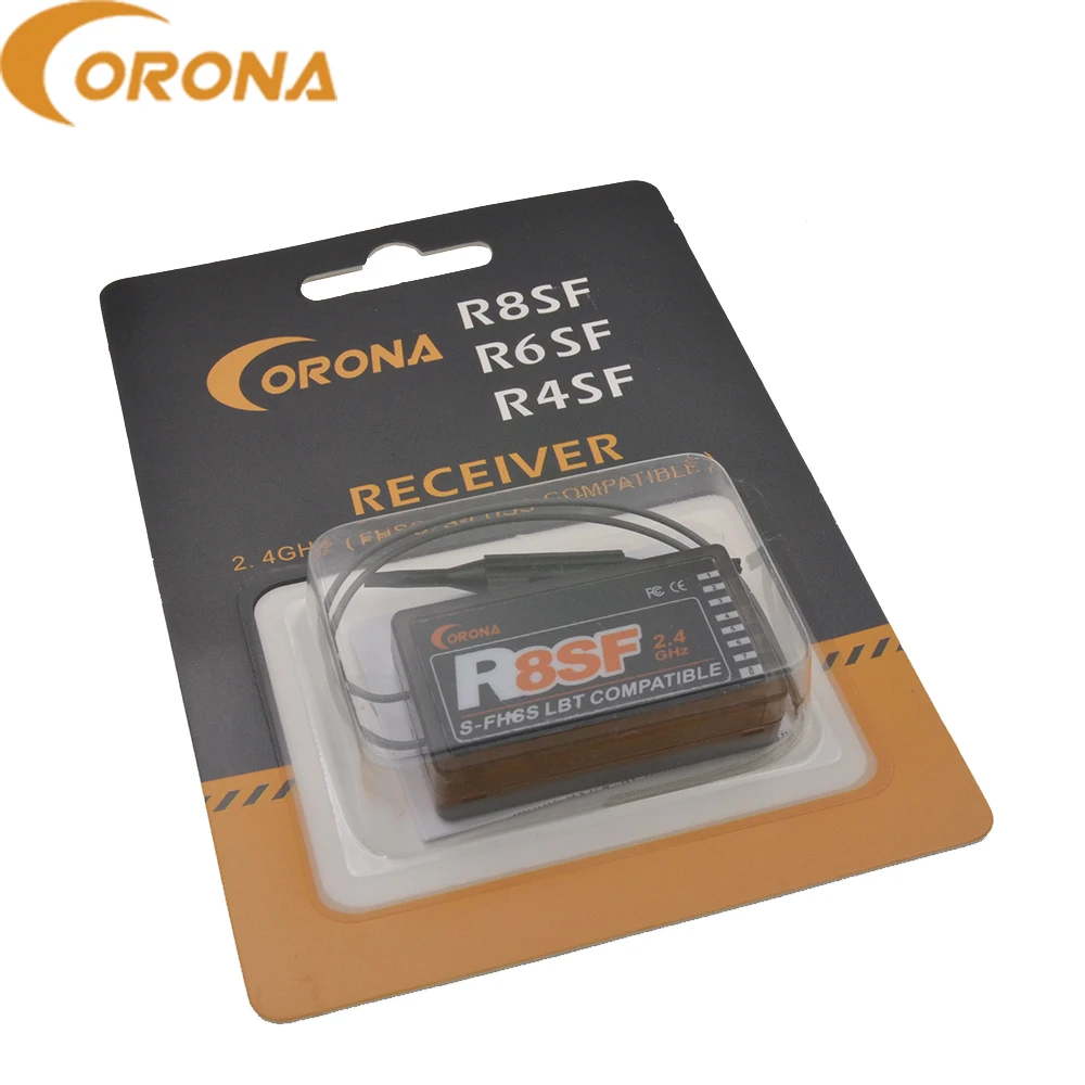 Corona 2 4G R8SF S FHSS/FHSS 8 канальный ресивер совместимая FUTABA T6 14SG|Детали и аксессуары| |
