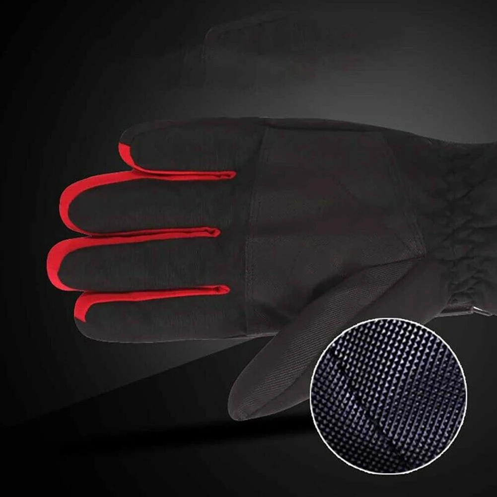 Men Protective Outdoor Thickened Anti Slip Keep Warm Climbing Adjustable Riding Sports Cycling Winter Skiing Gloves Waterproof