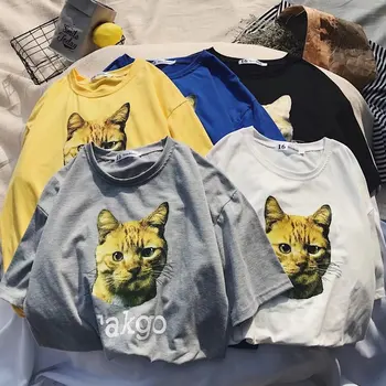 

ZHIJING Summer Loose-Fit Japanese-style Short Sleeve Popular Brand Printed Shirt Short sleeved clothes men t shirt