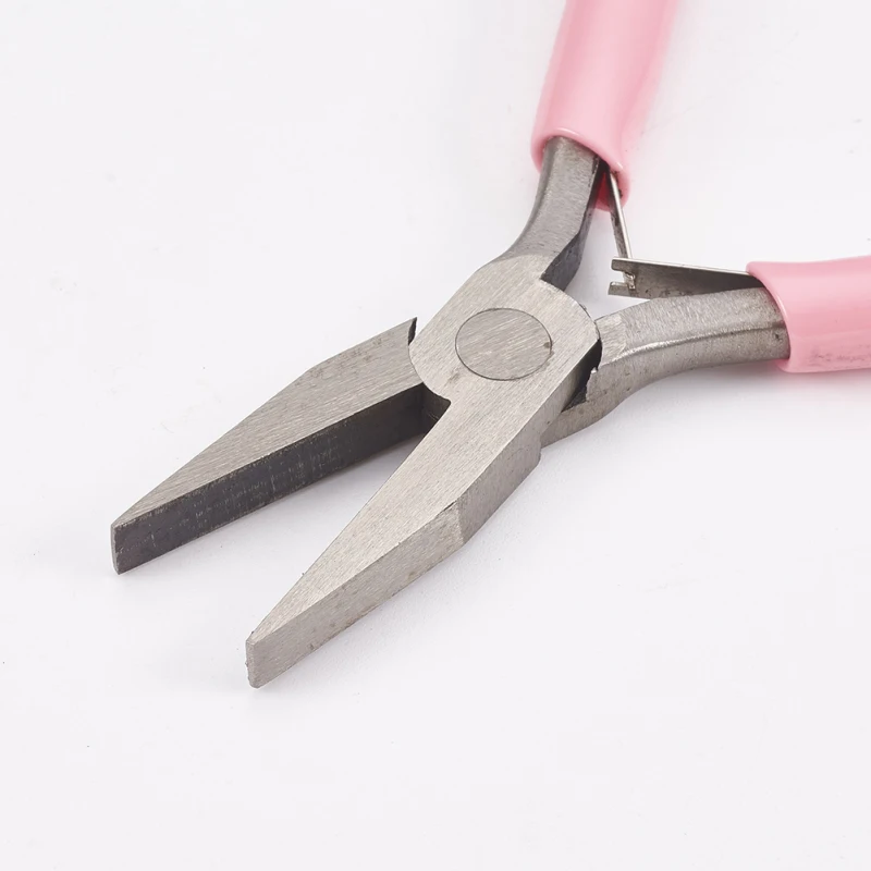 Jewelry Pliers Tools for Jewelry Making Flat Nose Pliers Polishing Jewelry Making Tools 12x7.3x0.9cm 6