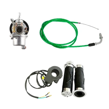 

Pouvoir Carburetor Green Throttle Cable Kit For 49cc 50cc 60cc 66cc 80cc Motorized Bike