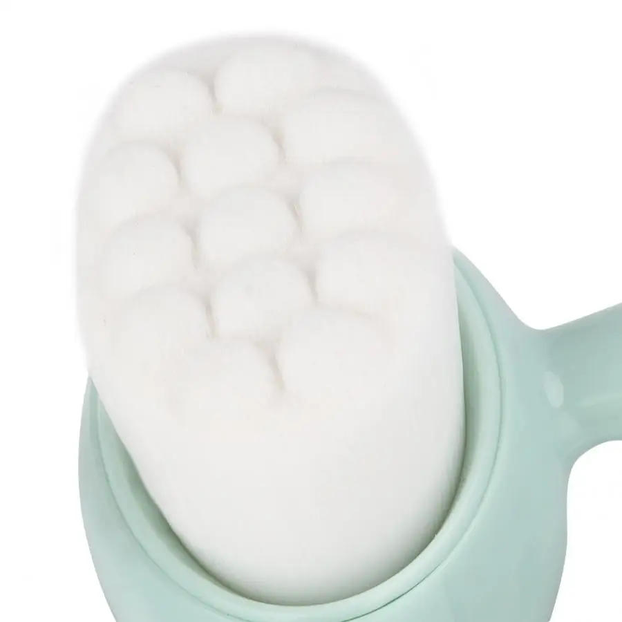 ZOREYA ручная Массажная щетка для чистки лица для глубокого очищения пор мягкая щетка для волос