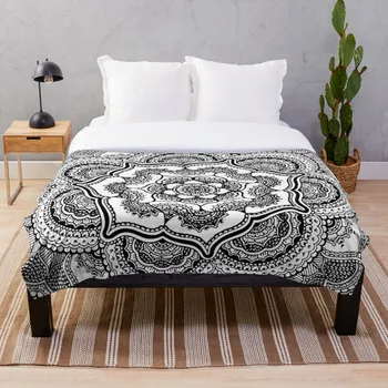 

Spring Lotus Blanket Wool Flannel Plush Blanket Bedspread For office Sherpa Blanket Couch Quilt Cover Travel