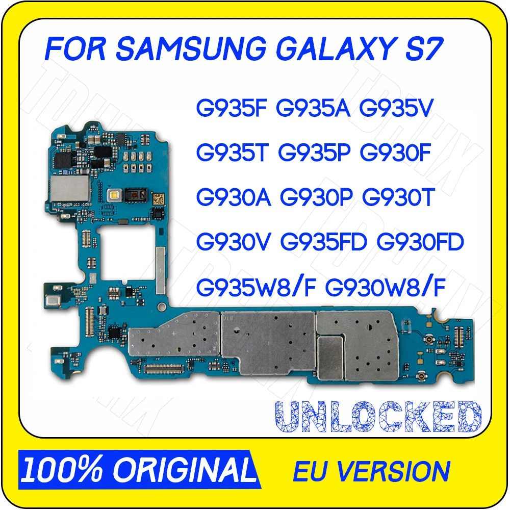 Оригинальная материнская плата 32 ГБ для Samsung Galaxy S7 edge G935F G935A G935V G935T G935P G930F G930A G930P