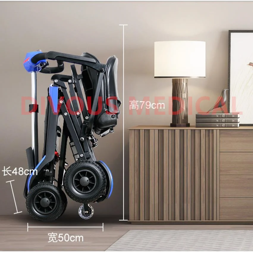 Mobility Scooter For Adult 4 Wheels Automatic Atto Folding Light Weight Electric Elderly Scooter Scooter For Seniors 4