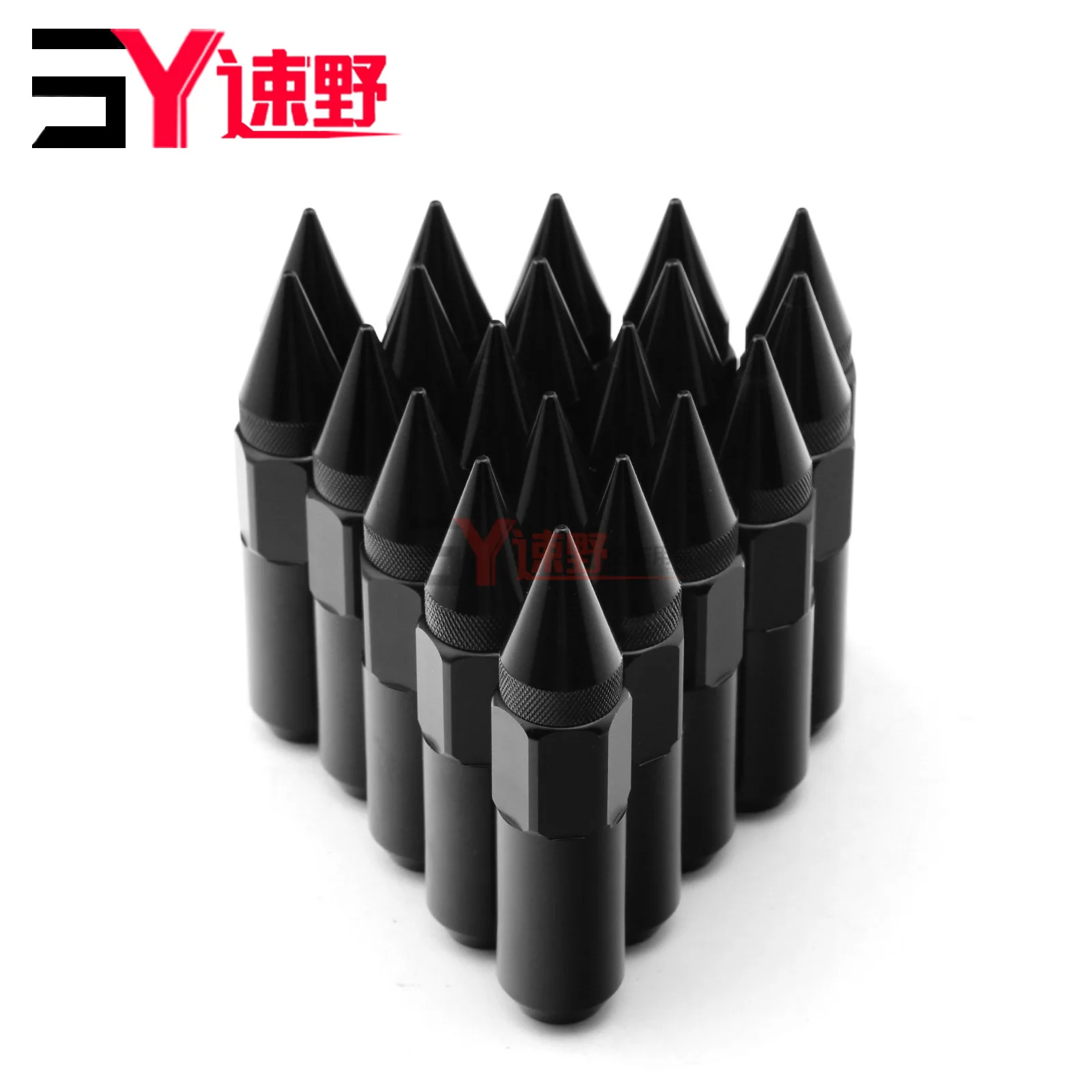 

Car Aluminium Alloy Bullet Hub Screw/Pointed-Toe Modified Wheel Hub Lengthen Nut Cool Hooded Nut
