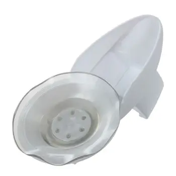 

Home Bathroom Vacuum Holder Wall Suction Cup Wall Mount Adjustable Shower Head Holder white