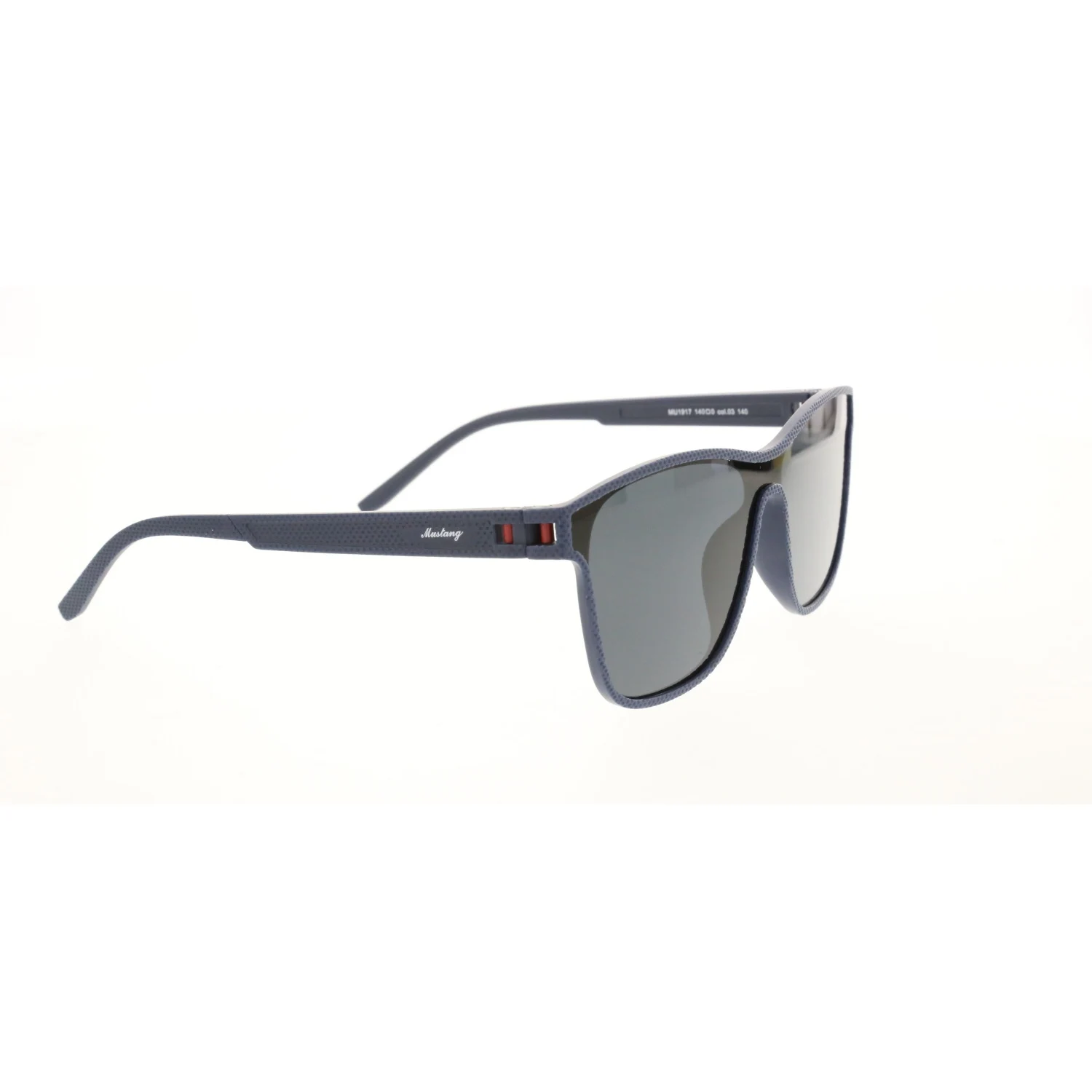

Unisex sunglasses mu 1917 03 bone navy blue organic square square 58-16-140 mustang