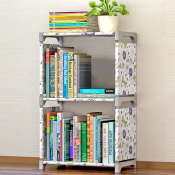 

Fashion Simple Non-woven Bookshelves Two-layer Dormitory Bedroom Storage Shelves Bookcase Children's Assembly Bookcase