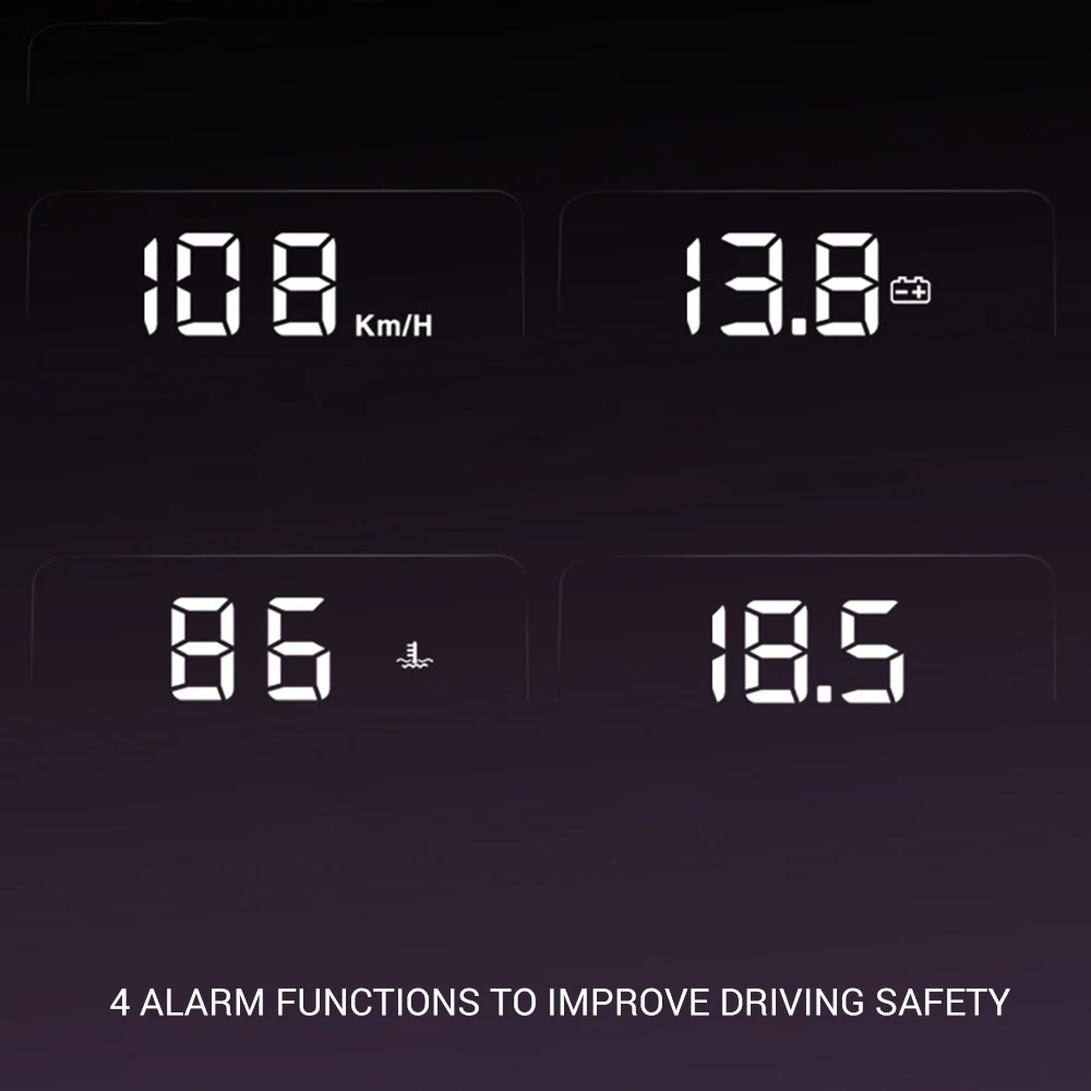 C-HUD головой вверх Дисплей Авто HUD H80 автомобиля Скорость проектор Скорость ometer автомобильный детектор KMH