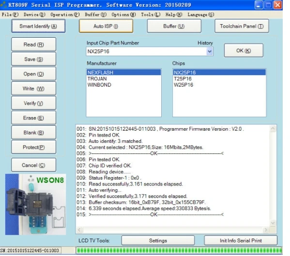 RT809F USB программатор BIOS и 11 адаптеры и SOP8 клип и 1,8 V/TSSOP8 разъем ICSP 24 25 93