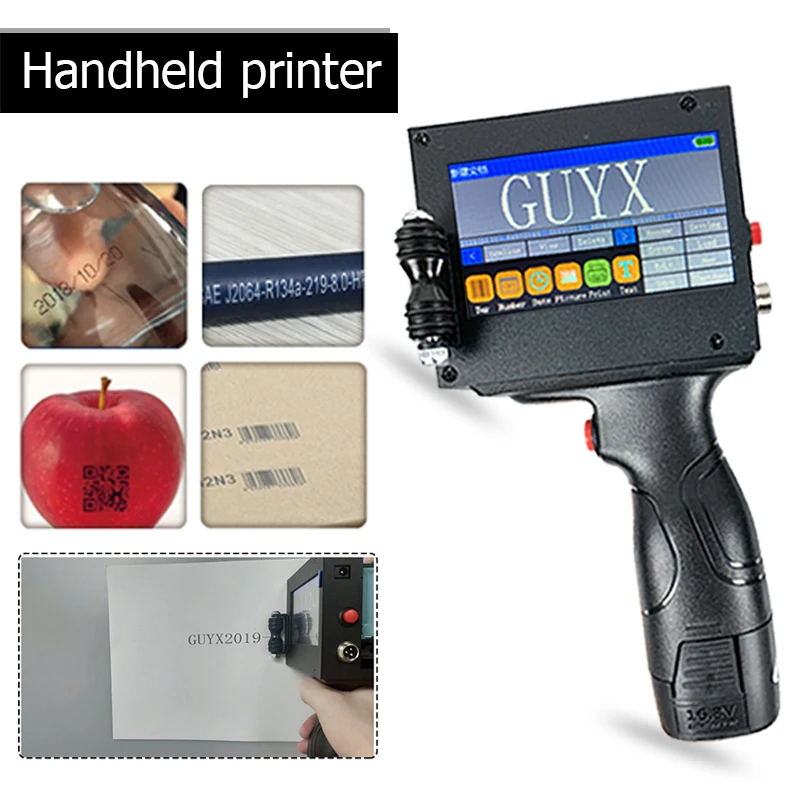 

Handheld inkjet printer small automatic inkjet printer Smart Inkjet MX3 printer product date food packaging printing tool