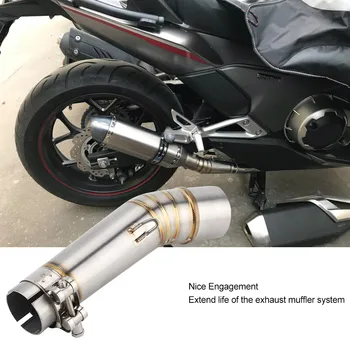 

Motorcycle Full Exhaust System Vent Middle Pipe Link Connect for HONDA NC700X NC750X NC750S NC700S 2012-2017 Motocicleta