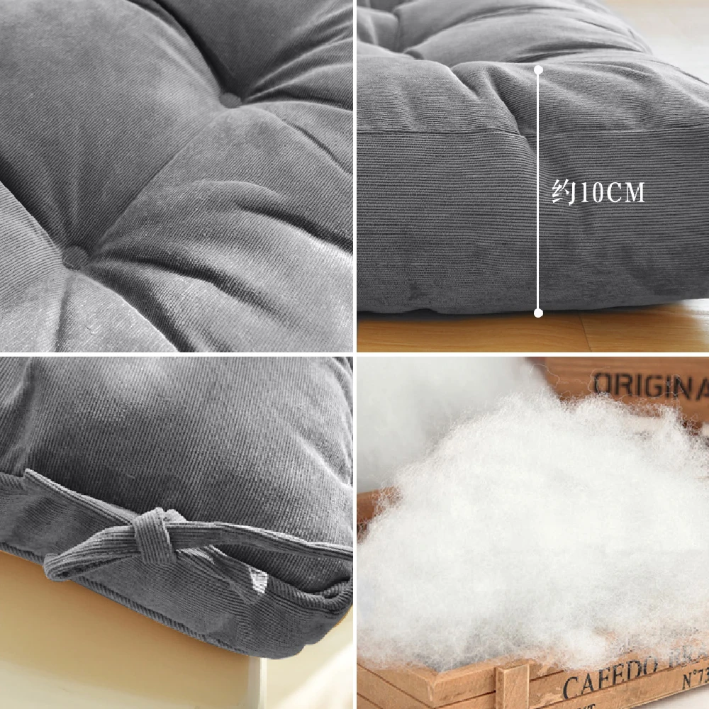 Большая Вельветовая Подушка для стула утолщенная противоскользящая хлопковая