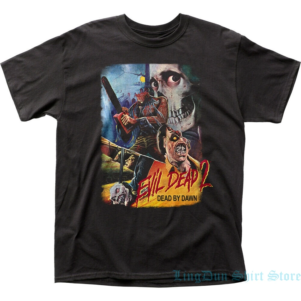 Футболка мужская с тайским постером Evil Dead 2 Лицензированная футболка в стиле