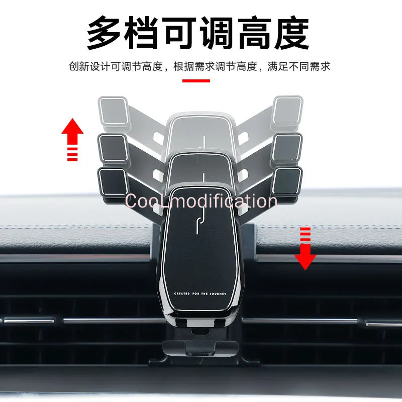 Car phone holder Volkswagen Golf 7 / 7.5 / Golf MK7 MK7.5 interior modification parts phone stand