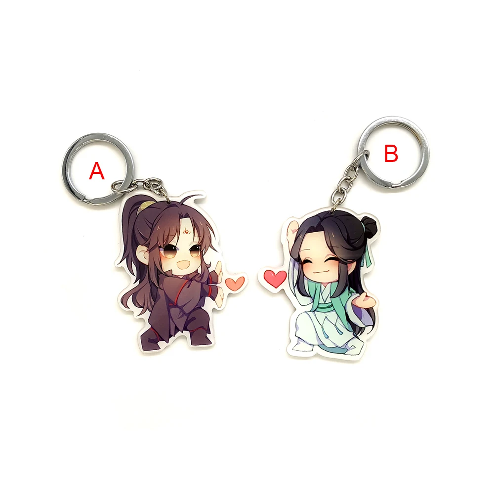 Брелок для ключей с надписью Love Thank You Mo Dao Zu Shi Wei Wuxian Lan Wangji # C|Игровые фигурки и