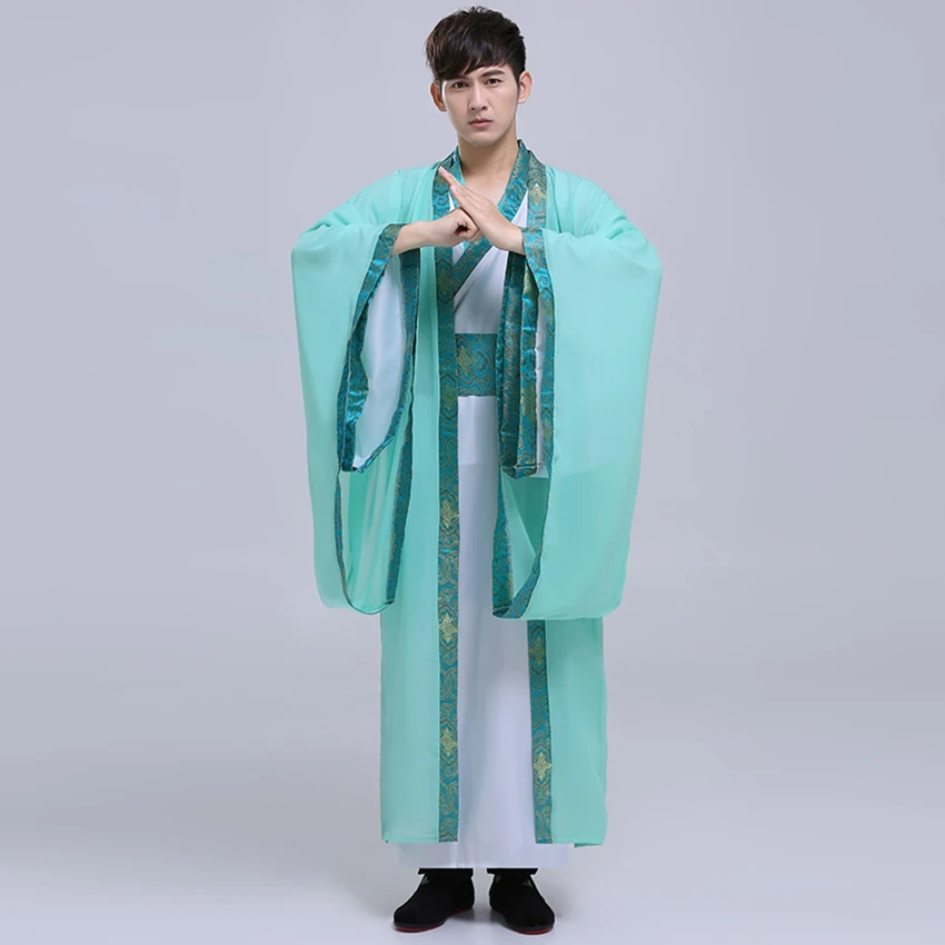 Hanfu древний костюм Dyansty традиционная китайская одежда для мужчин и женщин длинное