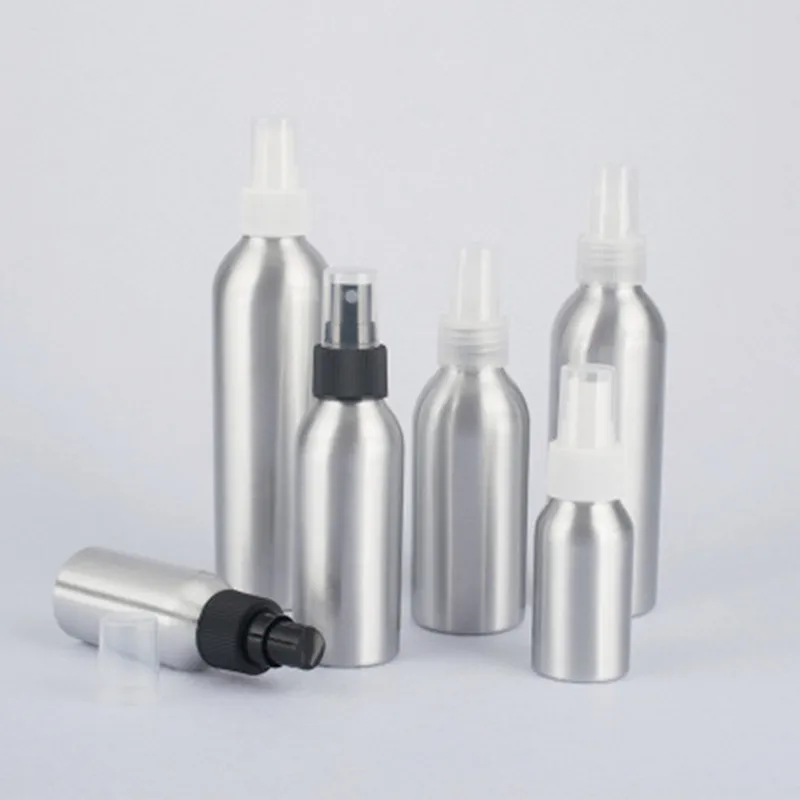 

1pc 50/100ml Aluminium Spray Refillable Empty Bottles Travel Pump Cosmetic Pack Empty Makeup Atomizer Tool Cosmetic Containers