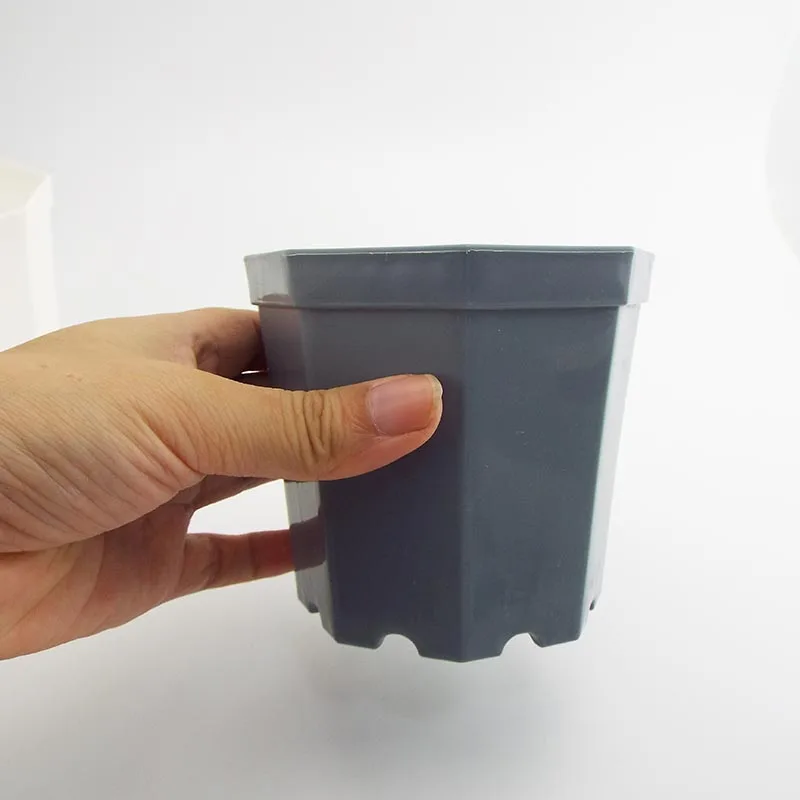 Soucoupes Carrées Pour Pots De Fleurs - Lot De 10 - 18 X 18 Cm - Plastique Résistant à La Chaleur