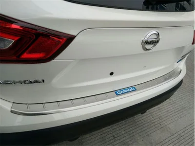 Для Nissan Qashqai из нержавеющей стали Задний бампер протектор порога багажника задняя защита протектора пластина автомобиля Стайлинг