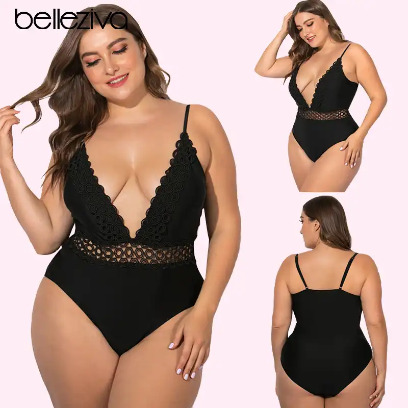 plus size long leg swimsuit