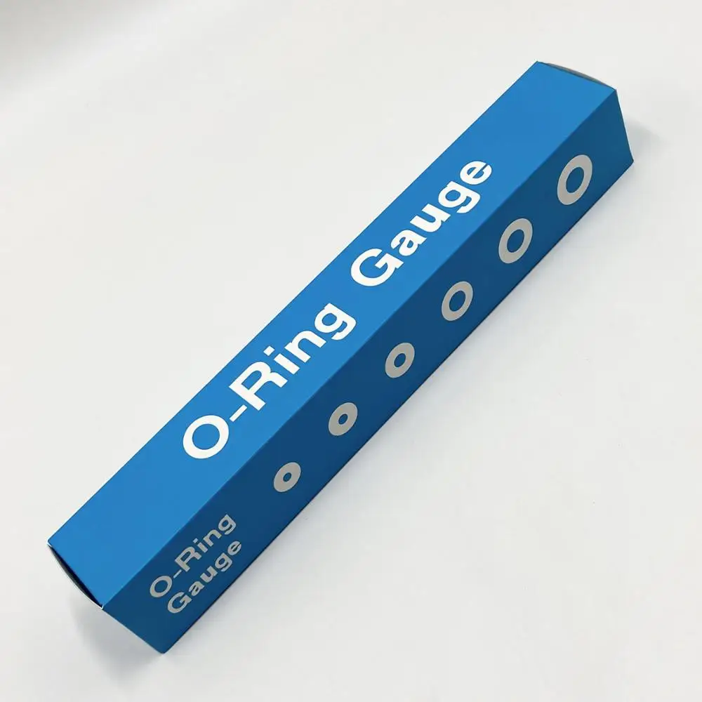 O-ring Gauge Slide Type National Sizing Measure Plastic Blue ORing Gauge For AS568 & BS 1806 Range