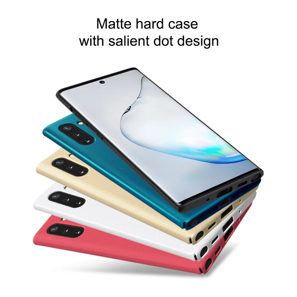 10 шт./лот Nillkin Супер Матовый Защитный чехол для samsung Galaxy Note 10 PC жесткий чехол для Galaxy Note 10 Чехол