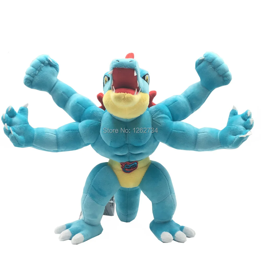 EMS 50/лот Feraligatr 30 см плюшевая игрушка, фигурка куклы