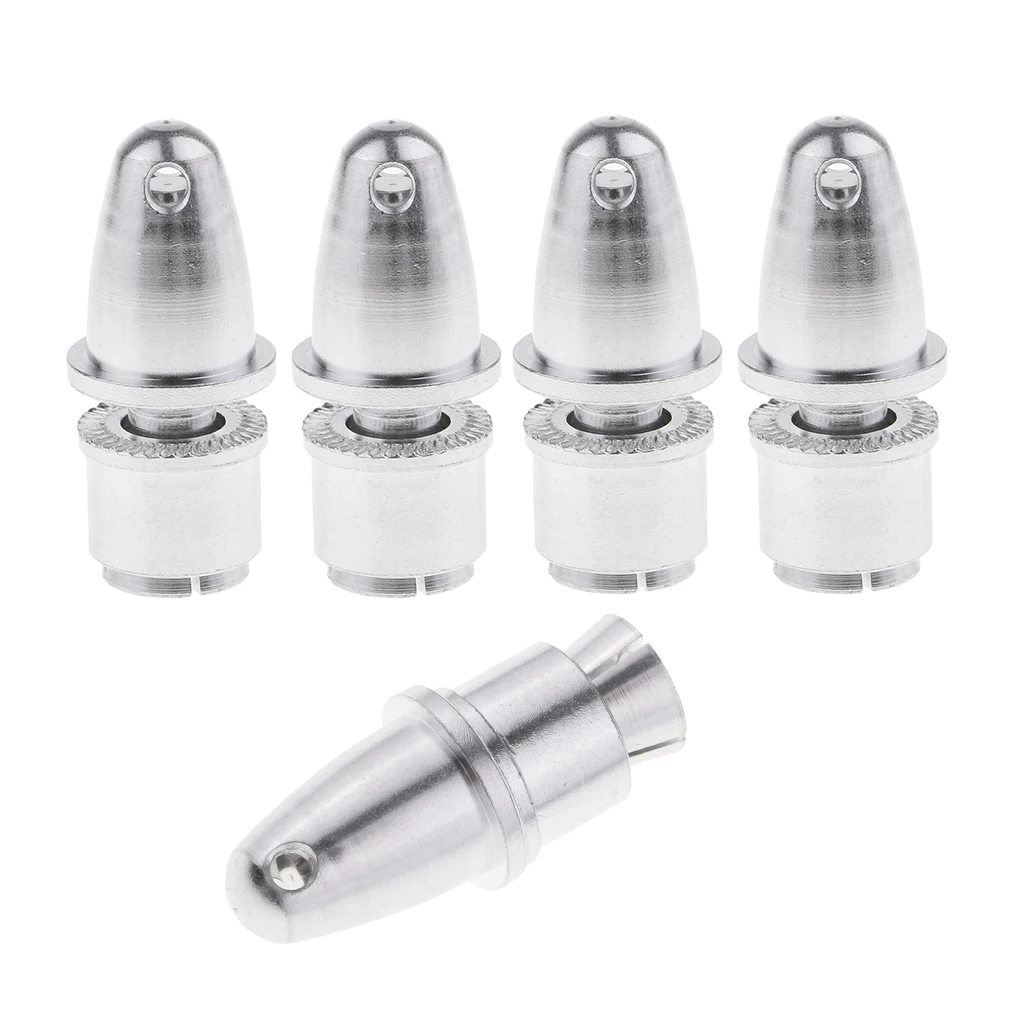 Lot de 5 adaptateurs d'hélice aluminium pour moteur RC 3mm 3.17mm 4mm