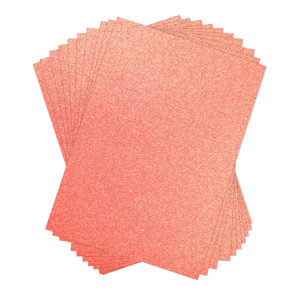 Neon Orange Glitter Cardstock Paper, 10 Sheets A4 Single Sided Sparkle Card  Stock For Crafts (8*12inch) - Craft Paper - AliExpress