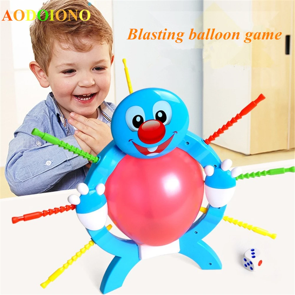 

Crazy Fun Family Game Toy Plastic Balloon Boom Burst Stimulating Interesting Balloon Game for Parent Child Kids Playing Awards