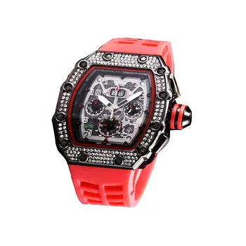 

2020 Hot Brand gift big Luxury siliconce dz Auto Date Week Display Luminous Diver Watches Stainless Steel Wrist Watch Male Clock