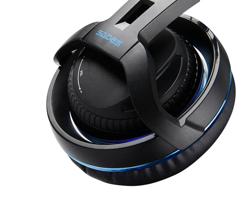 SADES PC gaming headset  computer game RGB headset Realtek Effect Surround Sound headphones gamer Игровая гарнитура Компьютерная гарнитура11