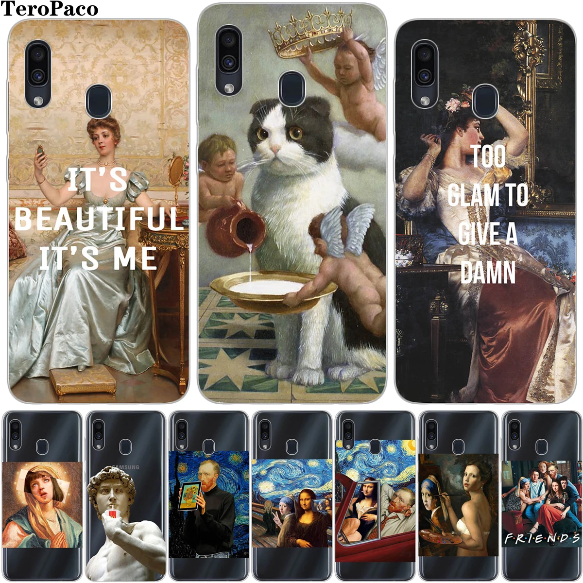 Мягкий чехол Funda для Samsung Galaxy A10 A20 A20E A30 A40 A50S A60 A70 A80 A90 A3 A5 A7 2016|Бамперы| |