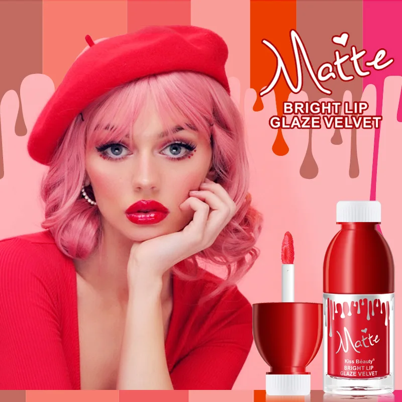 Модный хит продаж 12 цветов оттенок для губ idol мягкий напиток долговечный матовый