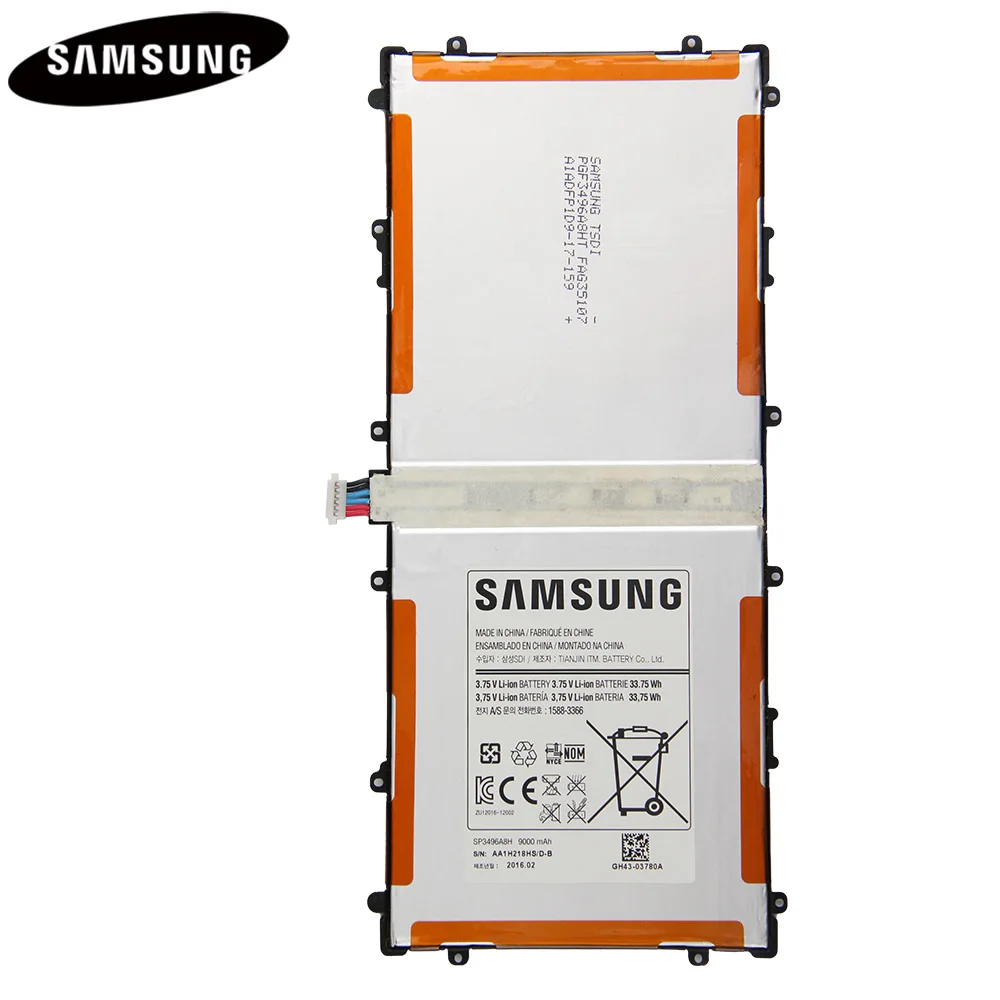 Оригинальный аккумулятор для планшета SP3496A8H(1S2P) Samsung Google Nexus 10 GT P8110 SP3496A8H HA32ARB 9000