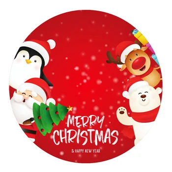 

Christmas Tree Skirt Christmas Ornaments Cartoon Old Man Snowman 90cm Christmas Ornament Scene Layout Decor Accessories