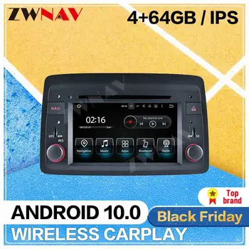 

4+64G Android 10.0 Car multimedia Player for Fiat Panda 2004 2005 2006-2012 GPS Navigation audio radio auto stereo IPS head unit