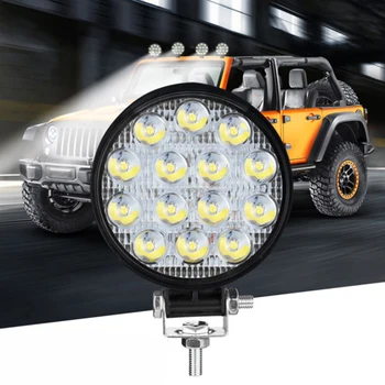 

2400LM LED Work Lights Shockproof Car Spot beam Lamp Waterproof Off road Tractor