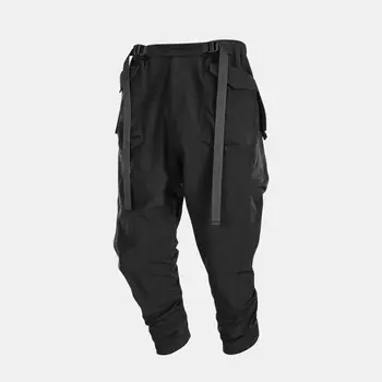 Nosucism pants with big side pockets waist adjustment techwear ninjawear streetwear aesthetic 1