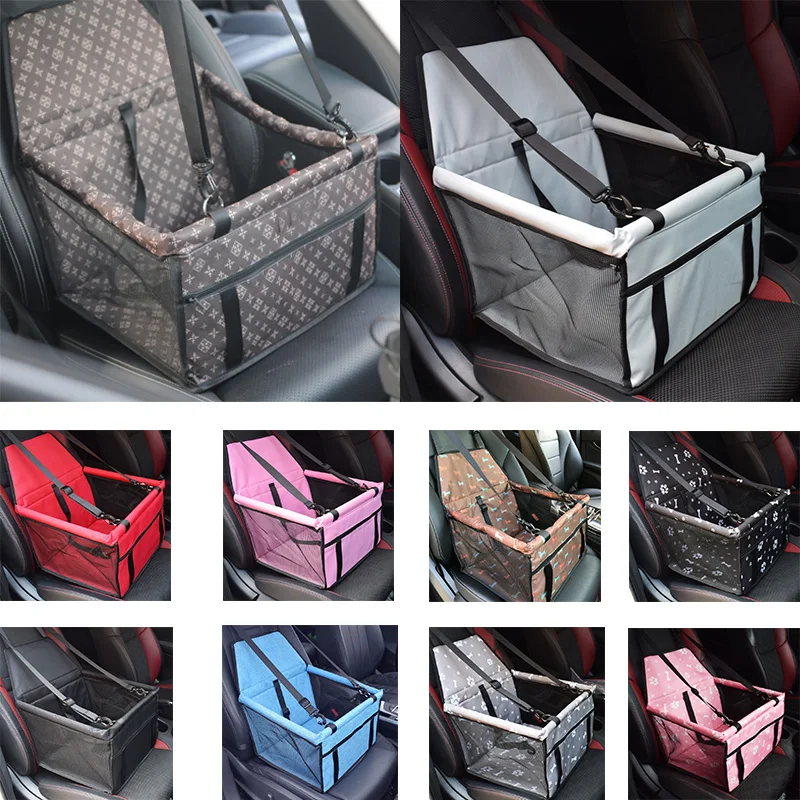 Para las compañías aéreas Protector para asiento de coche para perros llevar para perros estera de gatos manta atrás hamaca Protector transportin de asiento impermeable bolsa