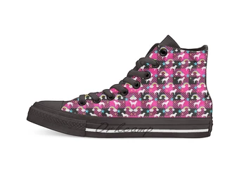 

I’m Here To Pet All The Labradors Novelty Design Casual Canvas Shoes Custom shoes Drop Shipping