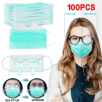 

Unisex Disposable Mask Non Woven 3 Layer Ply Face Filter Masks Breathable Protective Earloops Multi Color Adults Máscaras