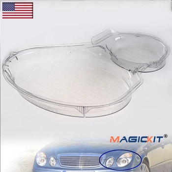 

MagicKit Fit for Mercedes Benz E-Class W211 2003-2009 Front Headlight Lens Cover Headlamp Left Side