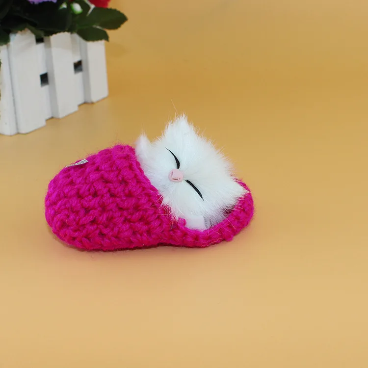 Модель Кот предложит милый Кот плюшевые игрушки модель Кота туфли с декором кошка кукла gato negro