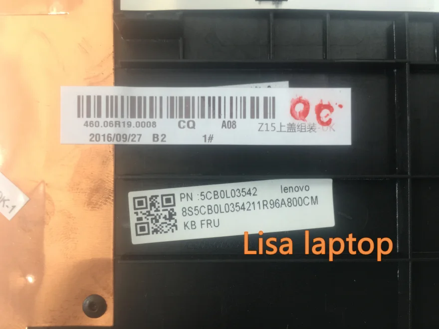 Черный держатель в виде ладони мышь клавиатура для lenovo 500S-15 ноутбук 5CB0L03542